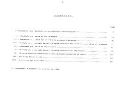 Résultats définitifs du baccalauréat technologique et du baccalauréat professionnel. Evolution des bacheliers par série depuis 1980. Public, privé, session 1987. | FLAMMANG, Béatrice