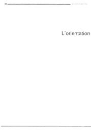 Orientation (l') à la fin du cycle d'observation. Confrontation de trois analyses de données. Public, juin 1982. | PELNARD-CONSIDERE, J.