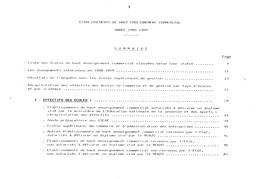 Statistiques des élèves des établissements privés d'enseignement supérieur de commerce et gestion et de comptabilité, 1988-1989. | CASABIANCA, Marthe