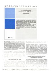 Baccalauréat (le) - session 1989 - statistiques définitives. | CASABIANCA, Marthe
