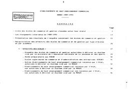 Statistiques des élèves des établissements privés d'enseignement supérieur de commerce et gestion et de comptabilité. 1989-1990. | CASABIANCA, Marthe