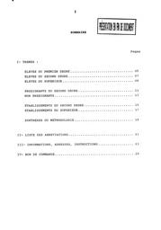 Liste thématique des documents de la Direction de l'Evaluation et de la Prospective. | PAYRAS, Chantal