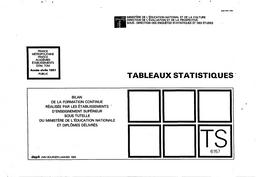 Bilan de la formation continue réalisée par les établissements d'enseignement supérieur sous tutelle du ministère de l'Education nationale et diplômes délivrés. Année civile 1991. | BOURDERY, Marie-Madeleine