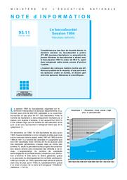 Baccalauréat (le), session 1994 ; résultats définitifs. | ROBIN, Naghmeh