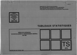 Résultats définitifs du baccalauréat d'enseignement général en 1995. | ROBIN, Naghmeh