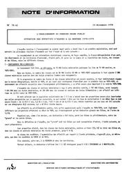 L'enseignement du premier degré public ; situation des effectifs d'élèves à la rentrée 1978-1979 | France. Ministère de l'Education nationale (MEN)