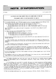 Effectifs (les) des établissements publics du second degré en 1986-1987 (enseignement spécial et post-baccalauréat non compris). | LEMONNIER, Martine