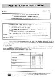 Effectifs (les) du second degré privé en 1981-1982. Premiers résultats de l'enquête détaillée, (classes supérieures et enseignement spécial exclus). | France. Ministère de l'Education nationale (MEN)