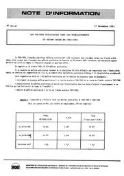 Maîtres (les) auxiliaires dans les établissements du second degré en 1982-1983. | LE CONTEL, Raymonde