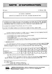 Etudes (les) d'ingénieurs. Effectifs en formation en 1983-84. Diplômes délivrés en 1983. | FLAMMANG, Béatrice