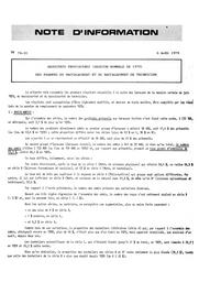 Résultats provisoires (session normale de 1979) des examens du baccalauréat et du baccalauréat de technicien | France. Ministère de l'Education nationale (MEN)