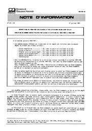 Répartition en 1986-1987 des classes et des divisions selon leur taille. Evolution du nombre moyen d'élèves par classe et division de 1982-1983 à 1986-1987 | LEMONNIER, Martine