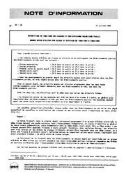 Répartition en 1984-1985 des classes et des divisions selon leur taille. Nombre moyen d'élèves par classe et division de 1980-1981 à 1984-1985 | LEMONNIER, Martine