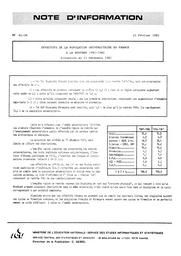 Effectifs de la population universitaire en France à la rentrée 1981-1982 ; situation au 11 décembre 1981. | FLAMMANG, Béatrice