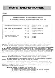 Consommation d'énergie des établissements et services du ministère de l'Education nationale durant l'année civile 1982 | RADICA, Gratien