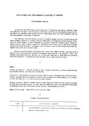 Statistiques des enseignements classique et moderne : établissements publics, statistiques rétrospectives et année scolaire 1959-1960. | France. Ministère de l'Education nationale (MEN)