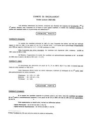 Examens du baccalauréat par option et par académie - 1960-61. | France. Ministère de l'Education nationale (MEN)