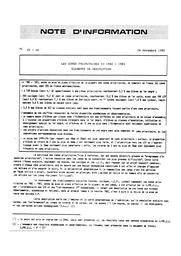Zones (les) prioritaires en 1982-1983. Eléments de description. | LIENSOL, Bruno