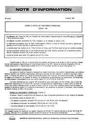 Dépenses et recettes des établissements d'apprentissage. Exercice 1981 | ILDIS, Nicole