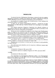 Bilan démographique de 1966. Population scolaire et universitaire par âge et par enseignement, taux de scolarisation, 1965-66. | France. Ministère de l'Education nationale (MEN)