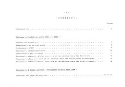 Résultats de l'enquête sur le temps partiel et les cessations progressives d'activité, 1986-87. | France. Ministère de l'Education nationale (MEN). Direction de l'évaluation et de la prospective (DEP). Bureau 2