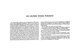 Grandes (les) Ecoles publiques et privées. | France. Bureau universitaire de statistiques (BUS)