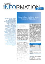 Stratégies (les) des jeunes lycéens face au marché du travail. | HATRISSE, Isabelle