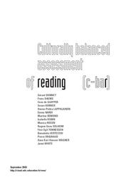 Culturally balanced assessment of reading (c-bar) | BONNET, Gérard