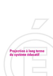 Projection à long terme du système éducatif. | AUSSANT, Dominique