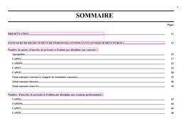 Concours (les) de recrutement des personnels enseignants d'éducation et d'orientation. | VALETTE, Catherine