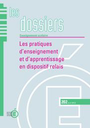 Pratiques (les) d'enseignement et d'apprentissage en dispositif relais. | BENHAIM, Jeanne