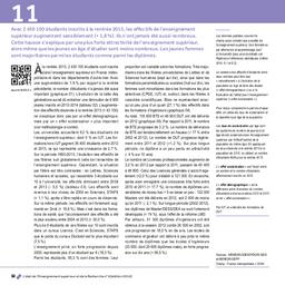 État de l'enseignement supérieur et de la recherche ; enseignement supérieur : étudiants, parcours, réussite. | WEISENBURGER, Emmanuel