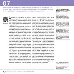 État de l'enseignement supérieur et de la recherche ; enseignement supérieur : entrée dans l'enseignement supérieur. | WEISENBURGER, Emmanuel