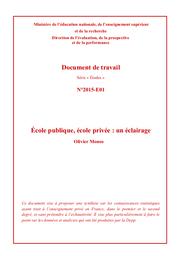 Document de travail : Série Etudes / Olivier Monso | MONSO, Olivier. Auteur