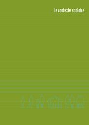 Géographie de l'Ecole 2011. Chapitre 2, Le contexte scolaire / Ministère de l'éducation nationale, de la jeunesse et de la vie associative. Direction de l'évaluation, de la prospective et de la performance | QUERE, Michel. Directeur de publication