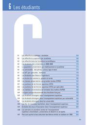 Repères et références statistiques enseignements, formation, recherche : [2009] . Chapitre 6, les étudiants / Ministère de l'éducation nationale | VITRY, Daniel. Directeur de publication