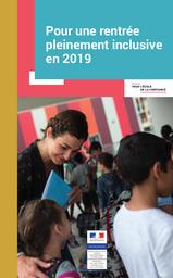 Pour une rentrée pleinement inclusive en 2019 / Premier Ministre | BLANQUER, Jean-Michel. Auteur