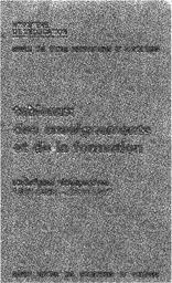 Tableaux des enseignements et de la formation : statistiques rétrospectives 1967-1968 à 1976-1977 / Ministère de l'éducation. Service central des statistiques et sondages | BEULAC, Christian. Directeur de publication