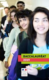 Baccalauréat : 2019 / Ministère de l'éducation nationale et de la jeunesse | BLANQUER, Jean-Michel. Directeur de publication