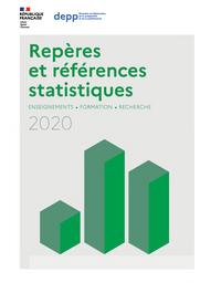 Repères et références statistiques : enseignements, formation, recherche : 2020 / Ministère de l'éducation nationale, de la jeunesse et des sports. Direction de l'évaluation, de la prospective et de la performance | ROSENWALD, Fabienne. Directeur de publication