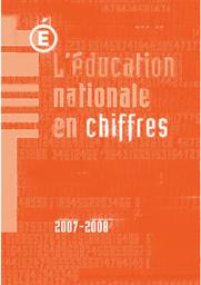 L'Education nationale en chiffres 2008 : année 2007-2008 / Ministère de l'éducation nationale. Direction de l'évaluation, de la prospective et de la performance | VITRY, Daniel. Directeur de publication