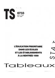 L'éducation prioritaire dans les écoles et les établissements à la rentrée 1999 : Public / Monique Giry-Coissard | GIRY-COISSARD, Monique. Auteur