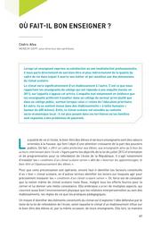 Education & Formations : Climat scolaire et bien-être à l'école : n° 88-89 - déc. 2015. article 04, Où fait-il bon enseigner ? / Cédric Afsa | AFSA, Cédric. Auteur