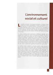 Géographie de l'Ecole : 1998. Chapitre 1, L'environnement social et culturel / Ministère de l'éducation nationale, de la recherche et de la technologie. Direction de la programmation et du développement | GARNIER, Michel. Directeur de publication