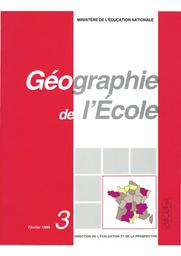 Géographie de l'Ecole : 1995 / Ministère de l'éducation nationale. Direction de l'évaluation et de la prospective | THELOT, Claude. Directeur de publication