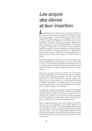 Géographie de l'Ecole : 1994. Chapitre 4, Les acquis des élèves et leur insertion / Minsitère de l'éducation nationale. Direction de l'évaluation et de la prospective | THELOT, Claude. Directeur de publication