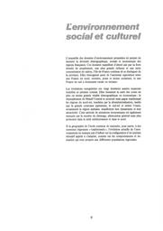 Géographie de l'Ecole. Chapitre 1, L'environnement social et culturel / Ministère de l'éducation nationale et de la culture. Direction de l'évaluation et de la prospective | THELOT, Claude. Directeur de publication