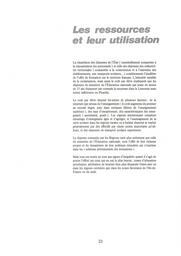 Géographie de l'Ecole. Chapitre 2, Les ressources et leur utilisation / Ministère de l'éducation nationale et de la culture. Direction de l'évaluation et de la prospective | THELOT, Claude. Directeur de publication