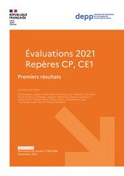 Évaluations 2021 Repères CP, CE1 : premiers résultats / Sandra Andreu, Isabelle Cioldi, Pierre Conceiçao, Julien Desclaux, Yann Eteve, Marianne Fabre, Christophe Laskowski, Stéphanie Le Breton, Lucie Neirac, Elodie Persem, Thomas Portelli, Thierry Rocher, Guillaume Rue, Julie Thumerelle, Ronan Vourc'h, Philippe Wuillamier | ANDREU, Sandra. Auteur