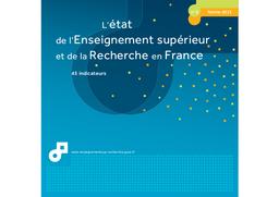 L' état de l'enseignement supérieur et de la recherche en France [2013] : 45 indicateurs / Ministère de l'enseignement supérieur et de la recherche. Direction générale de l'enseignement supérieur et de l'insertion professionnelle | LEFEBVRE, Olivier. Directeur de publication